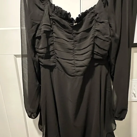 altar'd state black long sleeve dress Altard state Blake sequin long sleeve dress in black